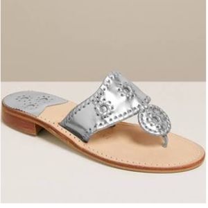 SILVER JACK ROGERS SANDALS!!